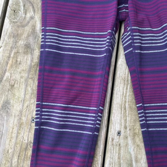 Athleta Colorblock Stripe Chaturanga Tight Small - Picture 3 of 11